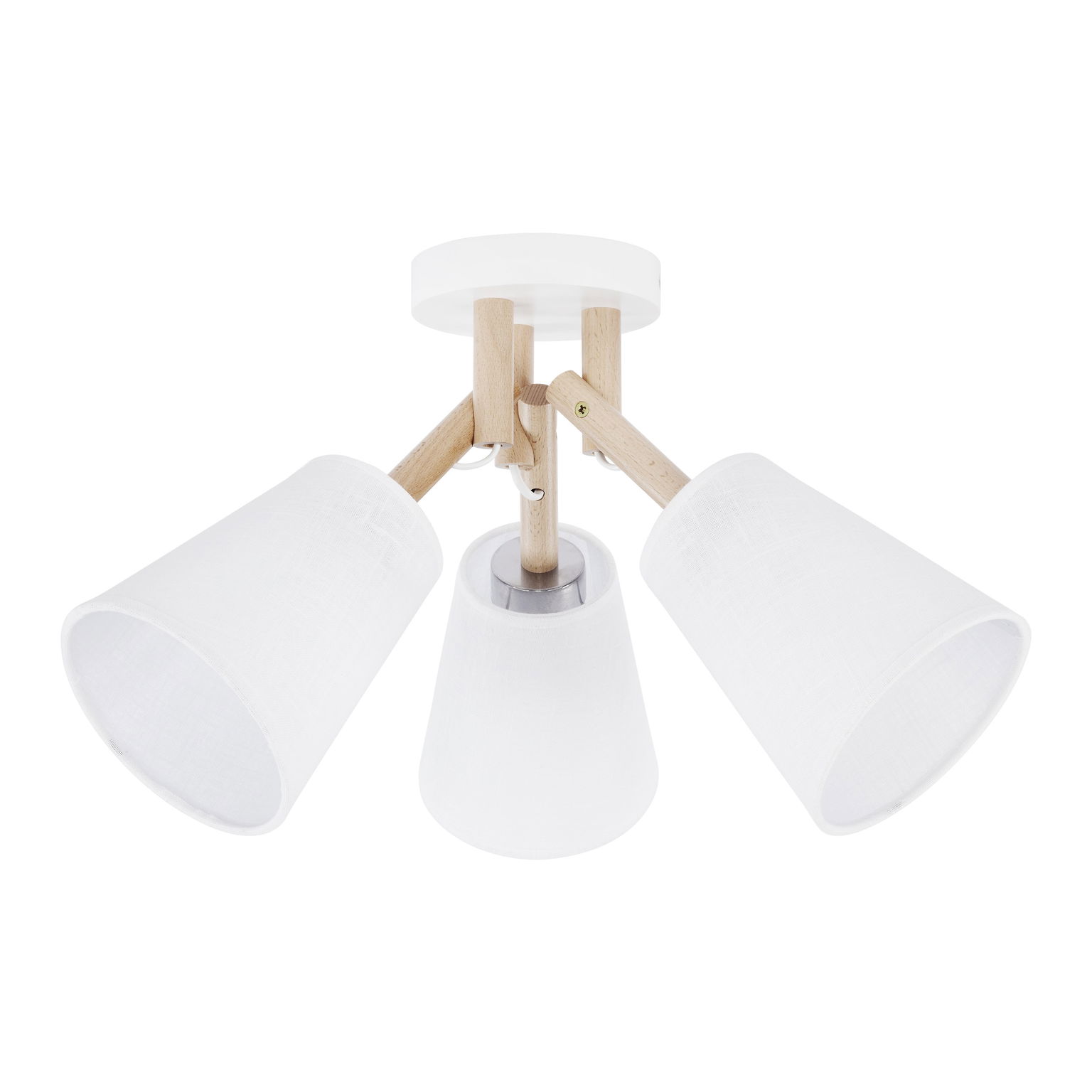 Lubinis šviestuvas TK LIGHTING VAIO WHITE, 3 x E27 max 15W - 1