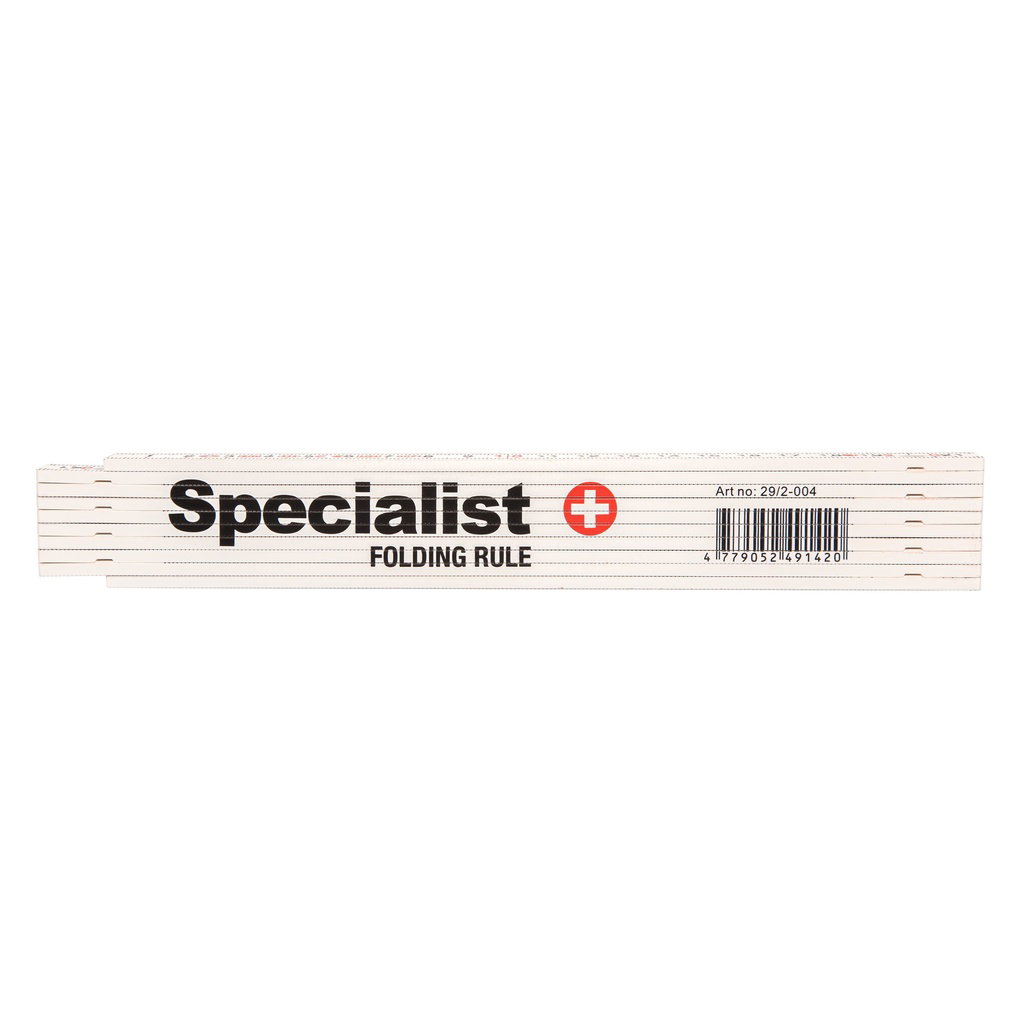 Sulankstoma liniuotė SPECIALIST+, 2 m, ABS plastikinas - 1