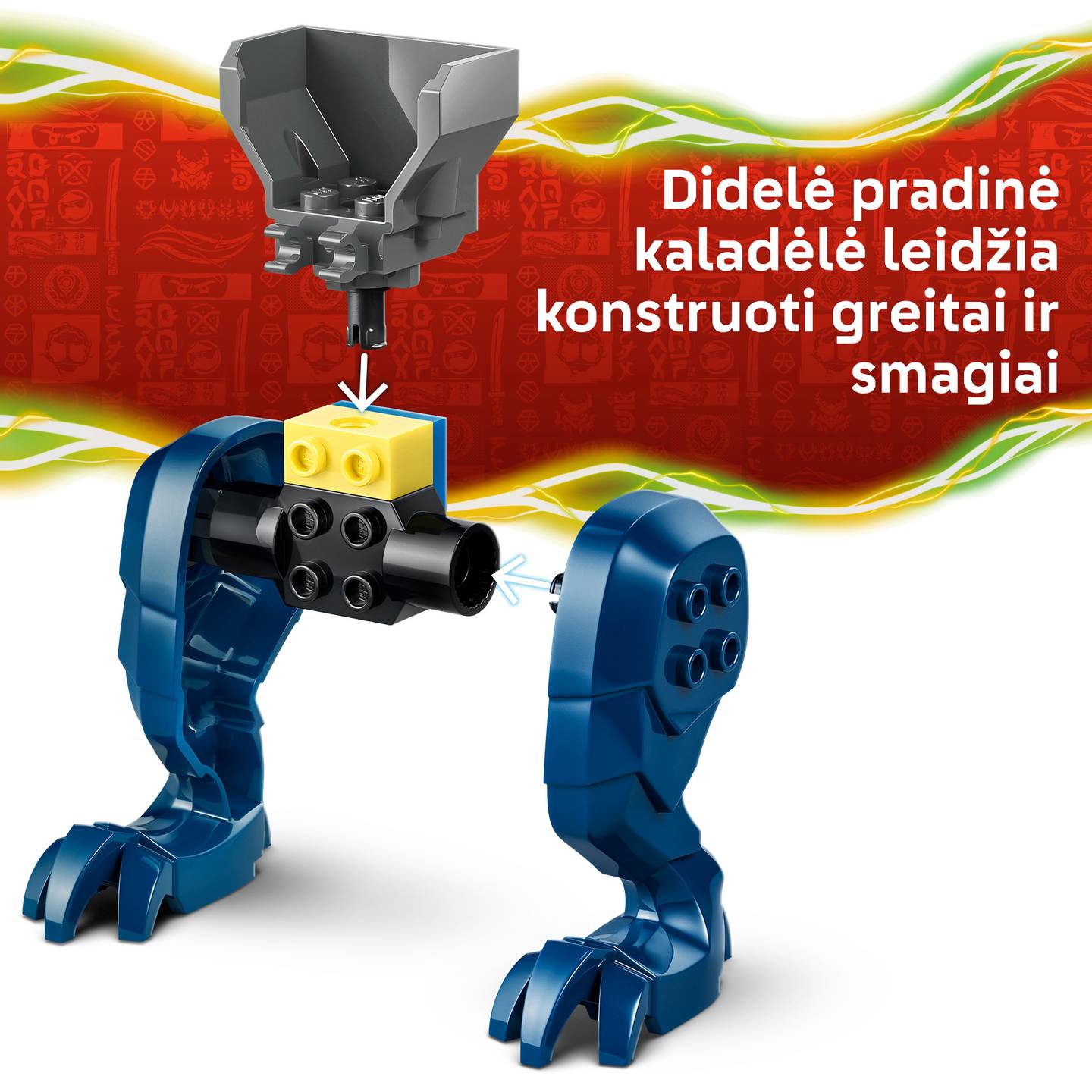 Konstruktorius LEGO Ninjago Jay's Dragon Mech Fight - 4