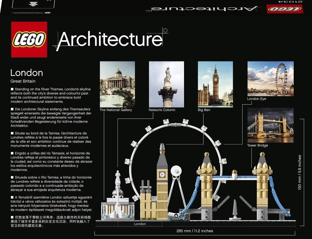 Konstruktorius LEGO ARCHITECTURE - LONDON - 4