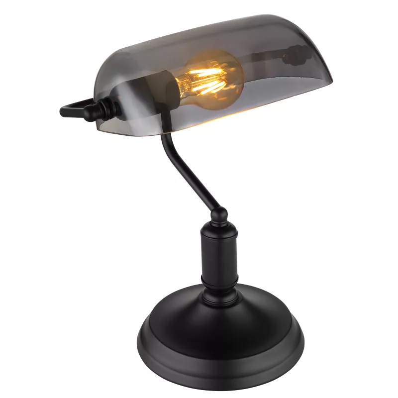 Stalinis šviestuvas GLOBO ANTIQUE, 1 x E27, 60W, juodos sp., 26,5 x 18 x 37 cm-0
