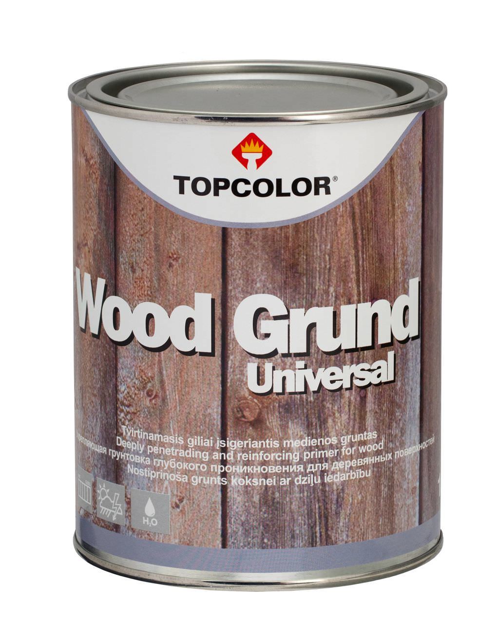 Medienos gruntas TOPCOLOR WOOD GRUND UNIVERSAL, 1 l-0