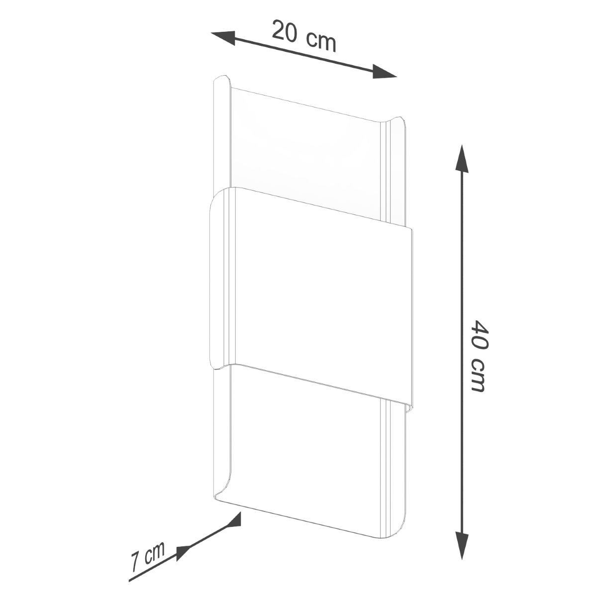 Sieninis šviestuvas SOLLUX DURLIN, 2xG9, max 8 W LED, auksinis/juodas - 6