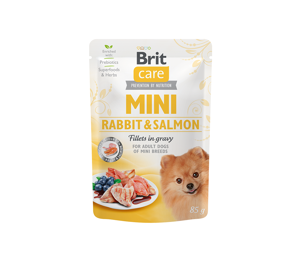 Konservuotas maistas šunims Brit Care Mini Rabbit&Salmon, 85g