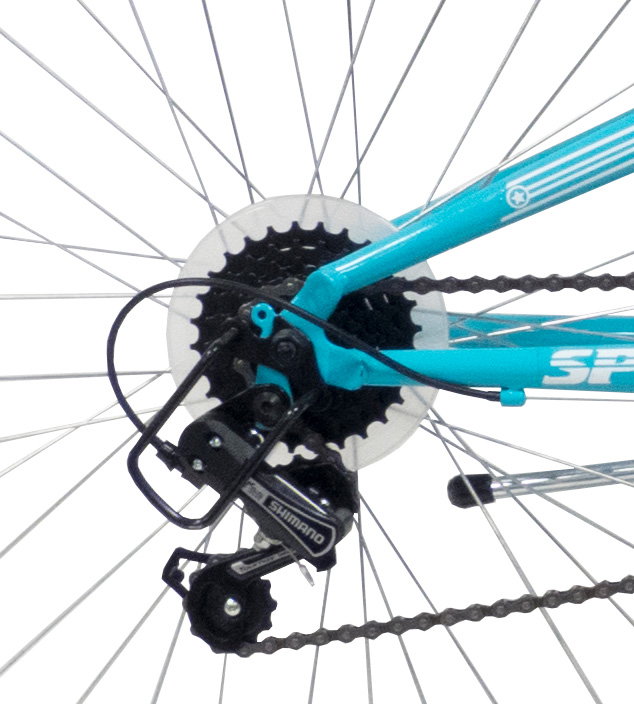 Kalnų dviratis Bottari Andalo MTB, 24", juodas/mėlynas - 7