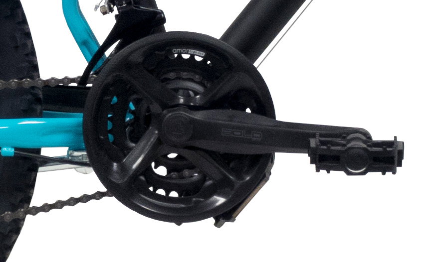 Kalnų dviratis Bottari Andalo MTB, 24", juodas/mėlynas - 4