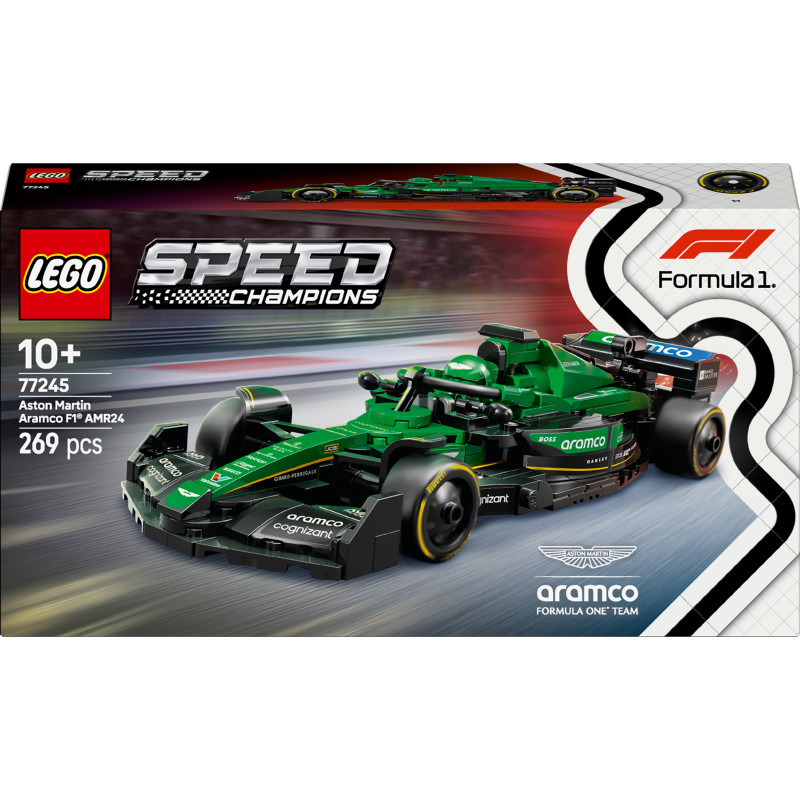 Konstruktorius LEGO SPEED CHAMPIONS ASTON MARTIN ARAMCO F1® AMR24 RACE CAR-0