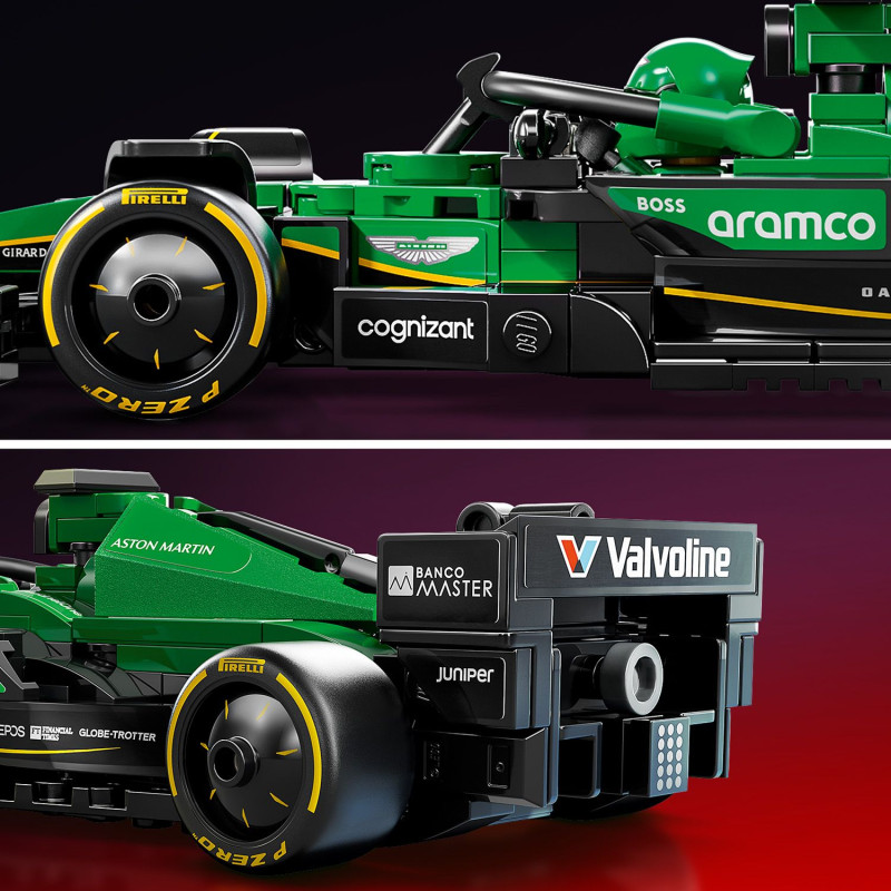 Konstruktorius LEGO SPEED CHAMPIONS ASTON MARTIN ARAMCO F1® AMR24 RACE CAR - 4