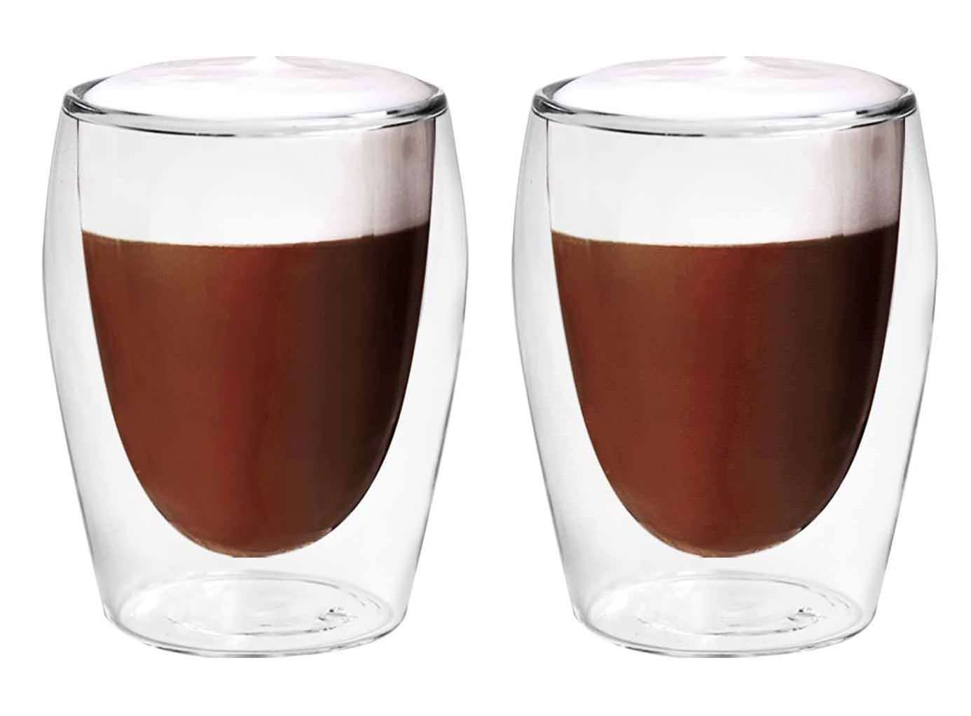 Terminės stiklinės su dviguba sienele MPL, atsparios karščiui ir šalčiui, 300 ml, 2 vnt.-0