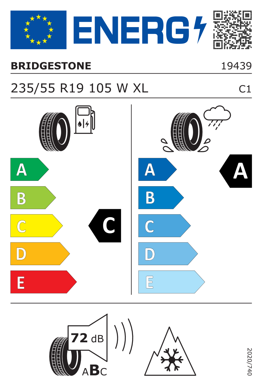 Bridgestone Weather Control A005 EVO 235/55 R19 105 W - 2
