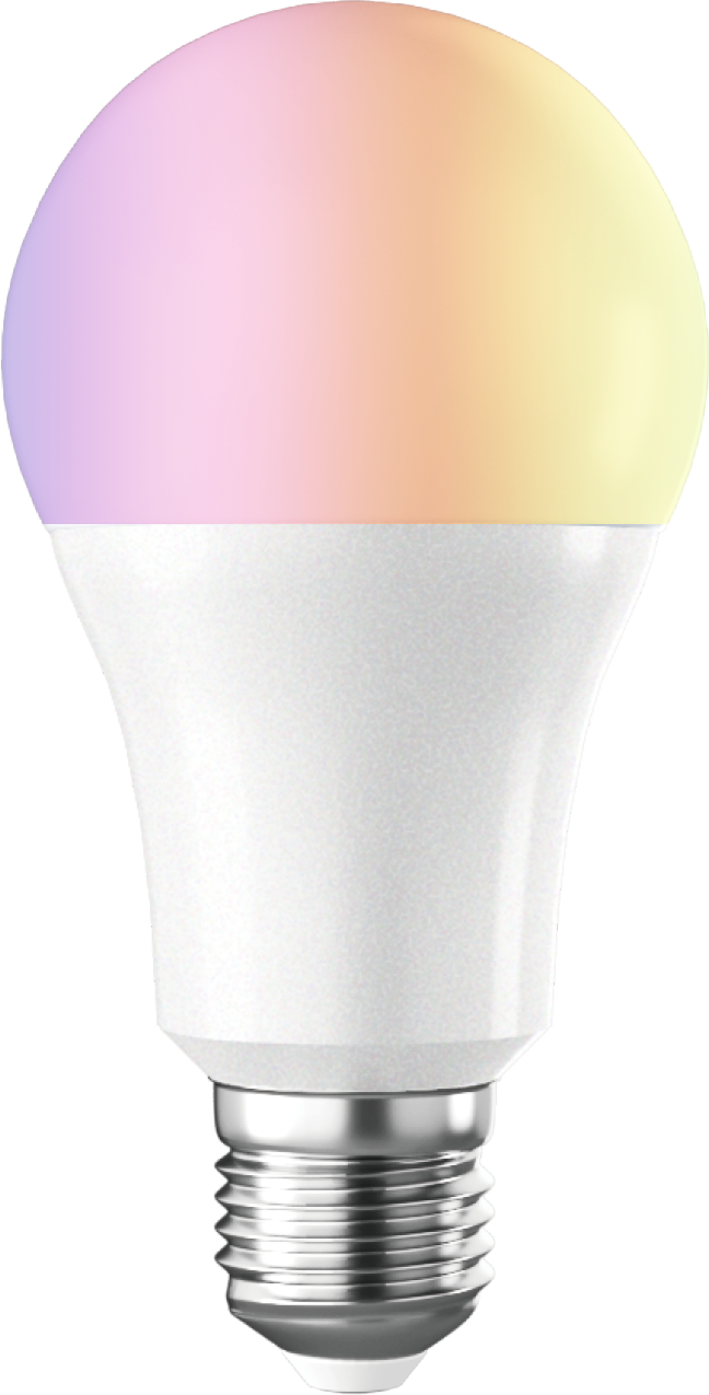 Išmanioji LED lemputė SPECTOR LIGHT, E27, A60, 9W, 810 lm, RGB&DIM, SMART + WiFi+ pultelis