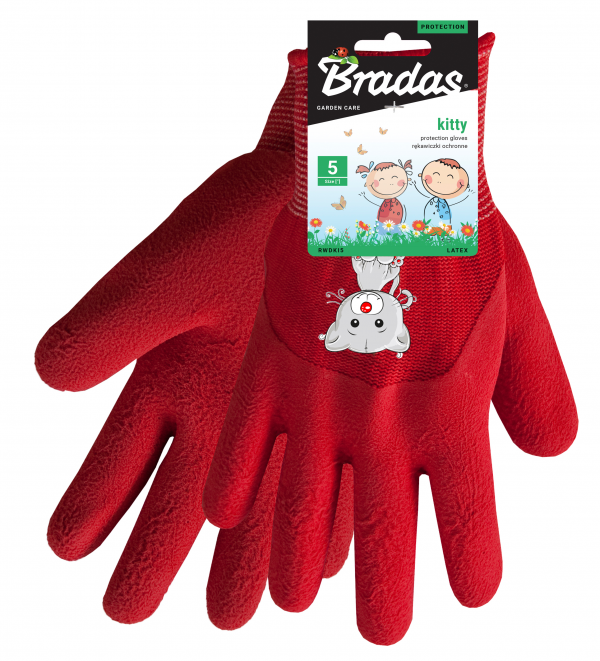 Apsauginės darbo pirštinės Bradas KITTY, 5 dydis, 6 vnt. - 2