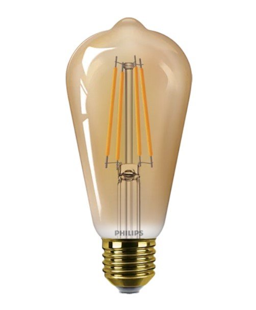 Dekoratyvinė LED lemputė PHILIPS VINTAGE, ST64, E27, 7W(=40W), 1800K, 470lm, NON-DIM - 2