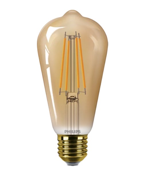 Dekoratyvinė LED lemputė PHILIPS VINTAGE, ST64, E27, 7W(=40W), 1800K, 470lm, NON-DIM-1