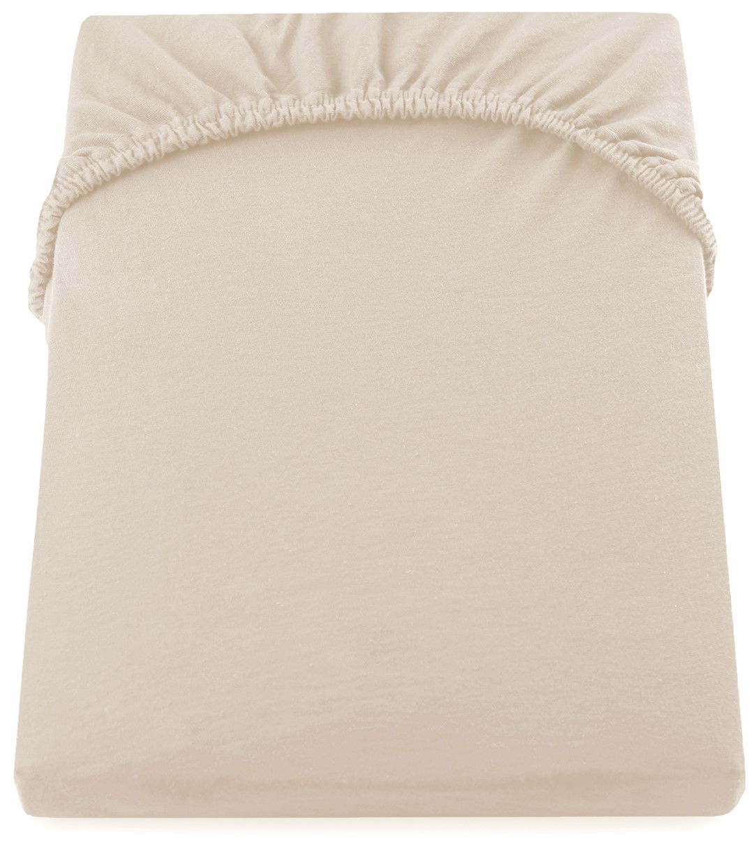 Jersey paklodė su guma Decoking NEPHRITE Beige, 140x200 cm - 3