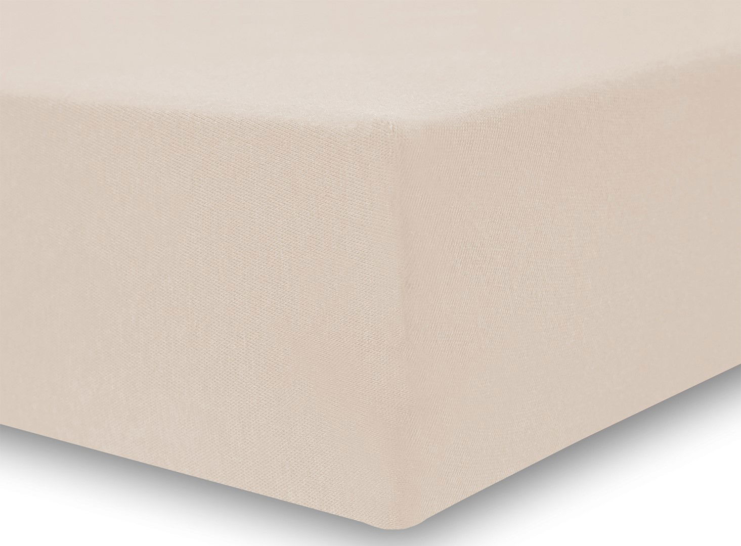 Jersey paklodė su guma Decoking NEPHRITE Beige, 140x200 cm - 2