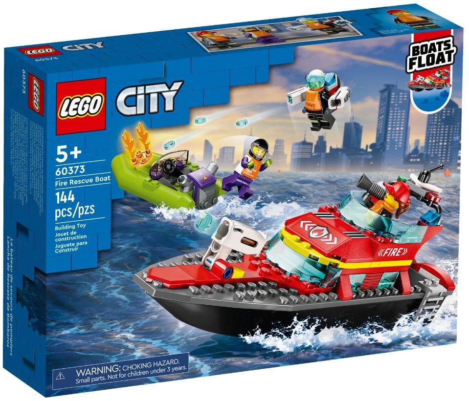 Konstruktorius LEGO® 60373 CITY Ugniagesių kateris