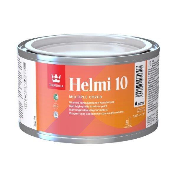 Baldų dažai TIKKURILA HELMI 10, matiniai, baltos sp., 0,225 l-0