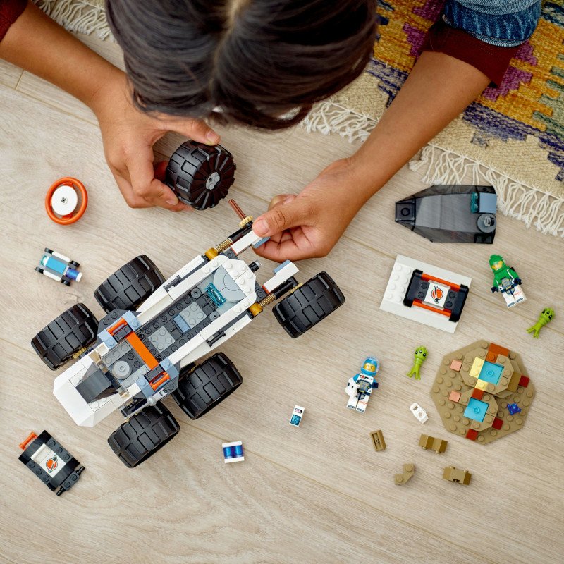 Konstruktorius LEGO City Space Space Explorer Rover and Alien Life 60431 - 6