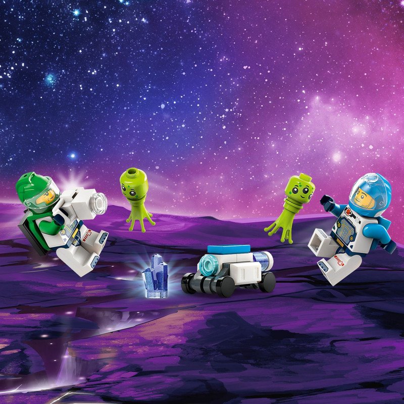 Konstruktorius LEGO City Space Space Explorer Rover and Alien Life 60431 - 4