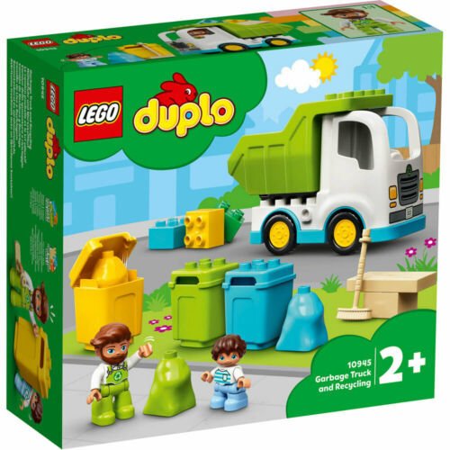 Konstruktorius LEGO® Duplo Town Šiukšlių sunkvežimis ir perdirbimas 10945