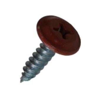 Savisriegiai į metalą RAL 8004, cinkuoti, 4,2 x 19 mm, 50 vnt.-0