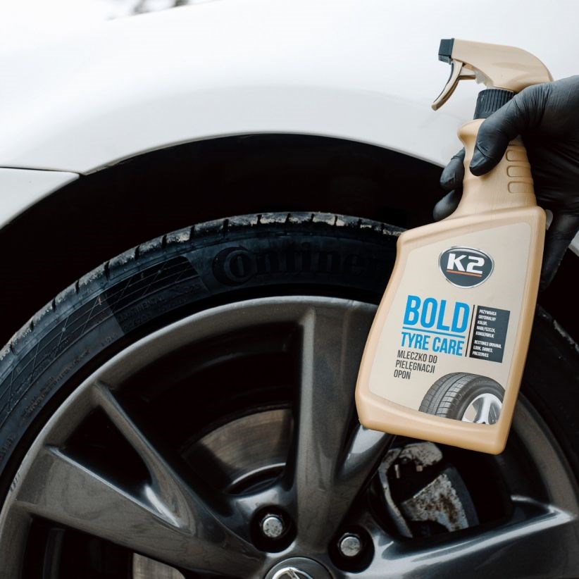 Pasiruošimas padangų blizginimui ir priežiūrai K2 BOLD, 700 ml - 2