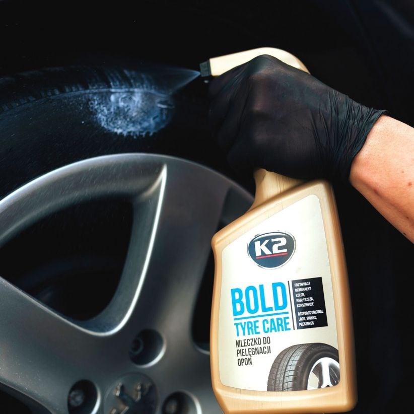 Pasiruošimas padangų blizginimui ir priežiūrai K2 BOLD, 700 ml - 3