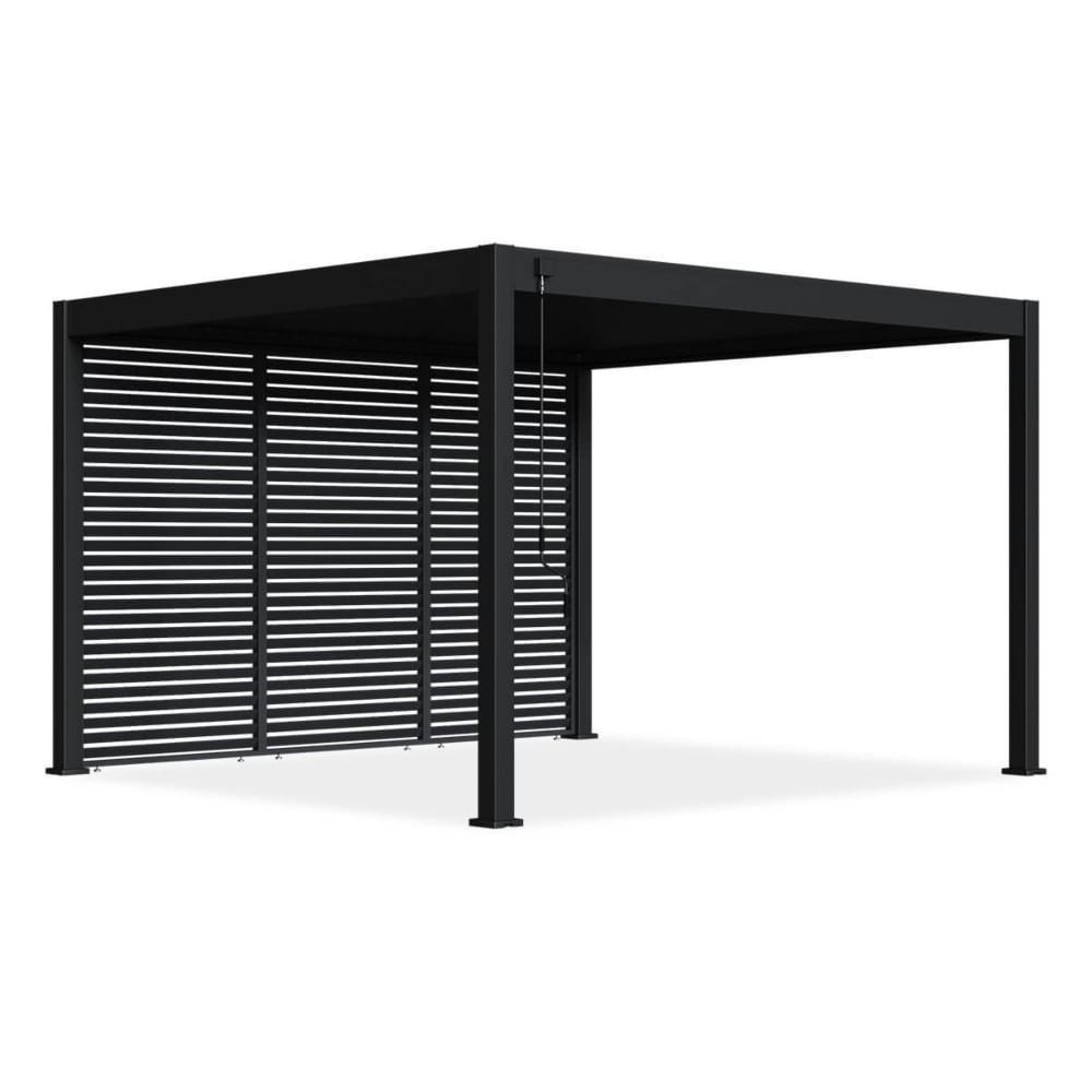 Horizontalios žaliuzės pavėsinėms Pergola ELEGANCE/DELUXE/FUSION 1.3 m, antracito sp. (123.5 cm) - 3