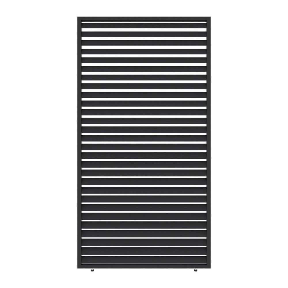 Horizontalios žaliuzės pavėsinėms Pergola ELEGANCE/DELUXE/FUSION 1.3 m, antracito sp. (123.5 cm)-1