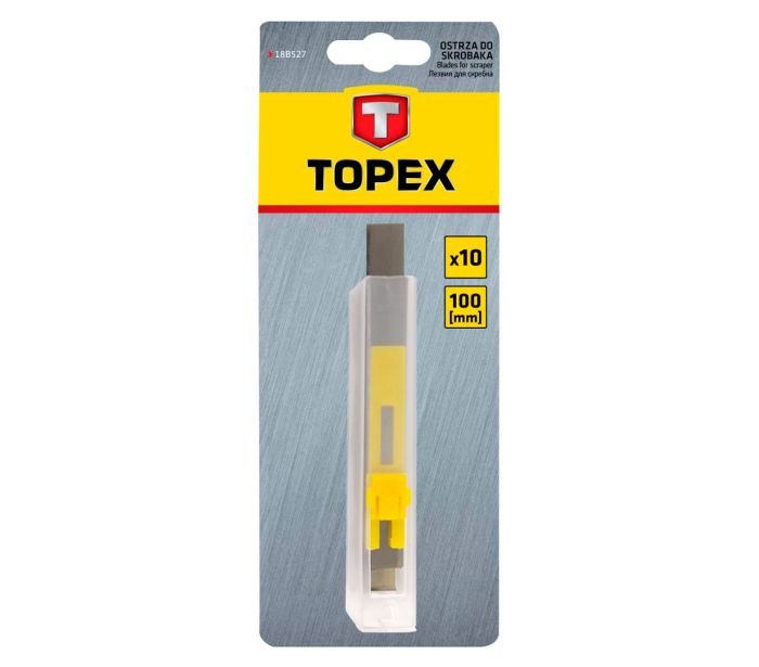 Dažų grandiklio geležtės TOPEX, 100 mm, 10 vnt - 2