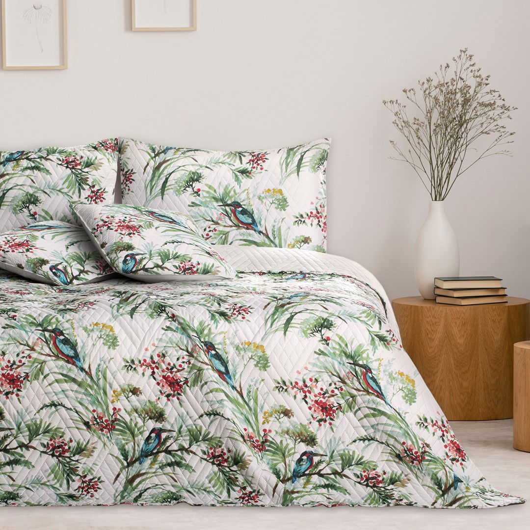 Lovatiesė AmeliaHome KINGFISHER, 260x280 cm, balta - 3