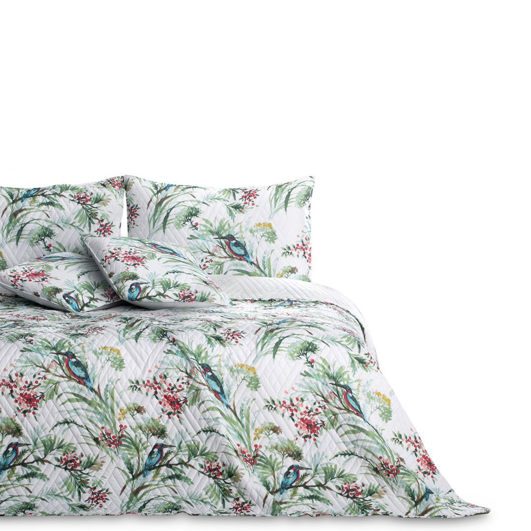 Lovatiesė AmeliaHome KINGFISHER, 260x280 cm, balta - 5