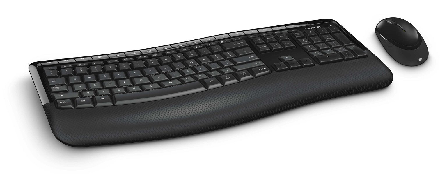 Klaviatūros ir pelės rinkinys Microsoft 5050 PP4-00019, EN, juoda - 1