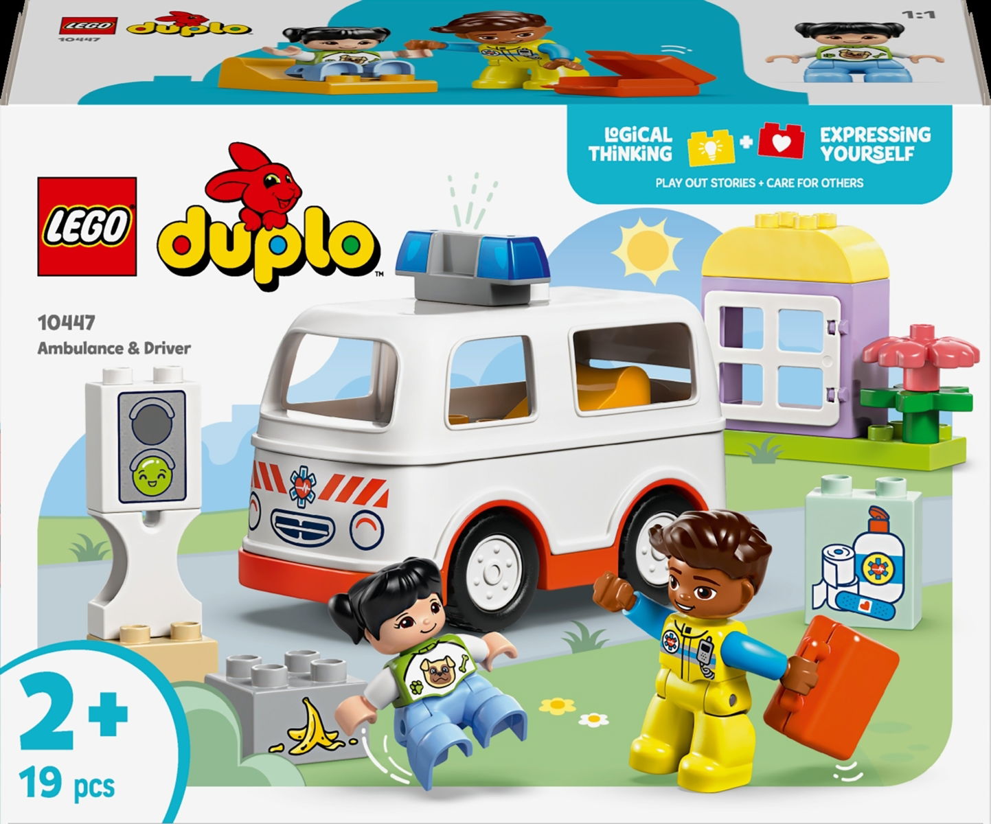 Konstruktorius LEGO DUPLO Ambulance & Driver-0