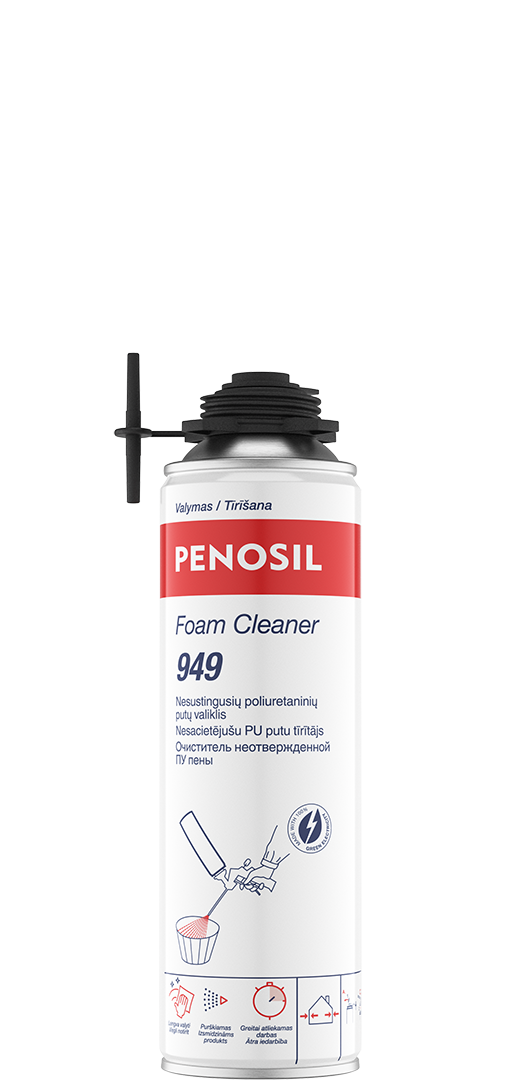 Nesustingusių poliuretano putų valiklis PENOSIL FOAM CLEANER 949, 500 ml