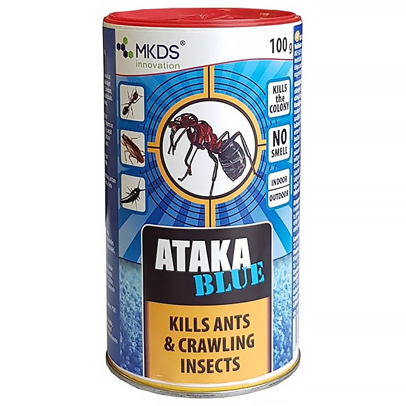 Insekticidas ATAKA BLUE, skruzdėlėms naikinti, 100 g