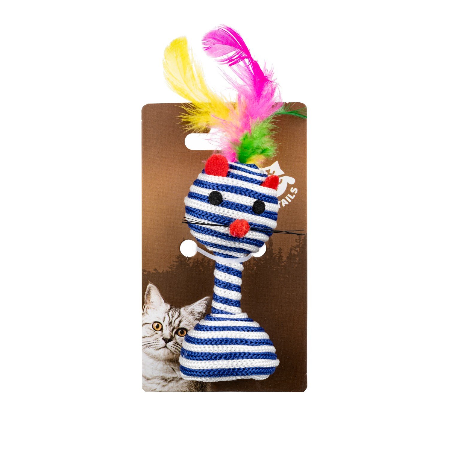 Kačių žaislas HAPPY TAILS, 17 x 4,5 cm - 2