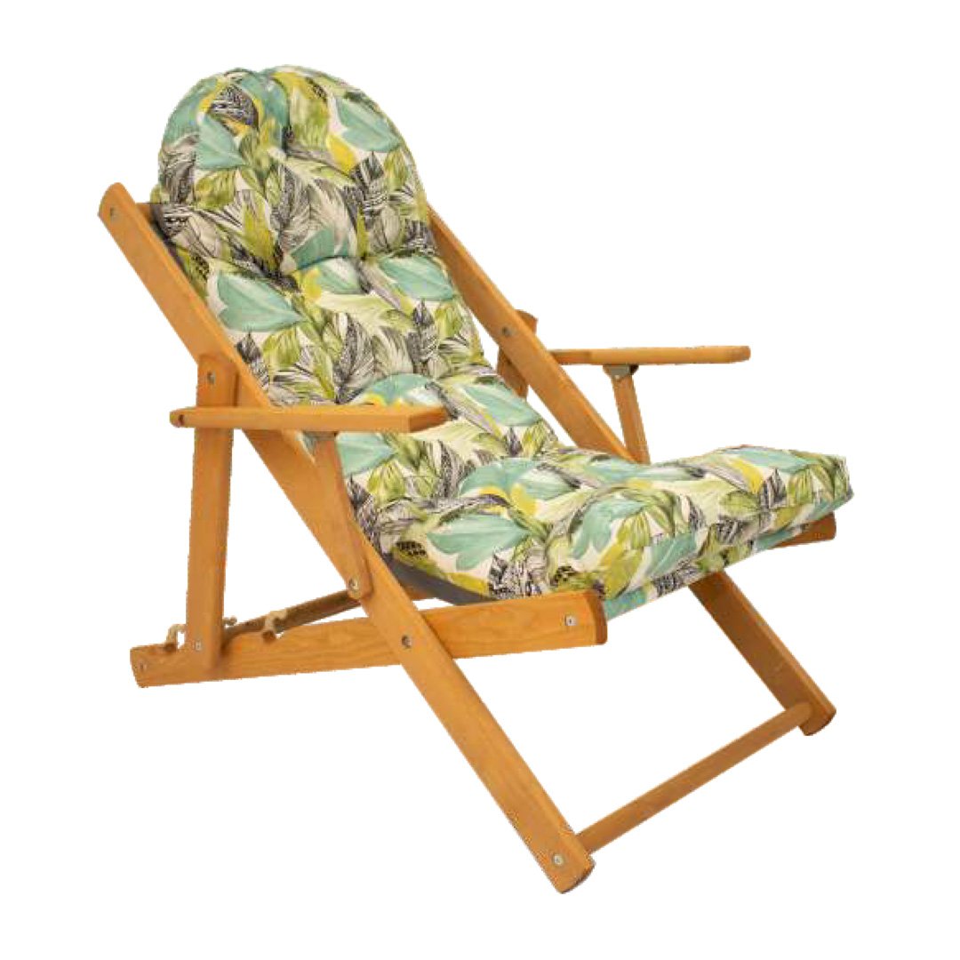 Sulankstoma medinė kėdė Borneo, 110 x 75 x 78 cm