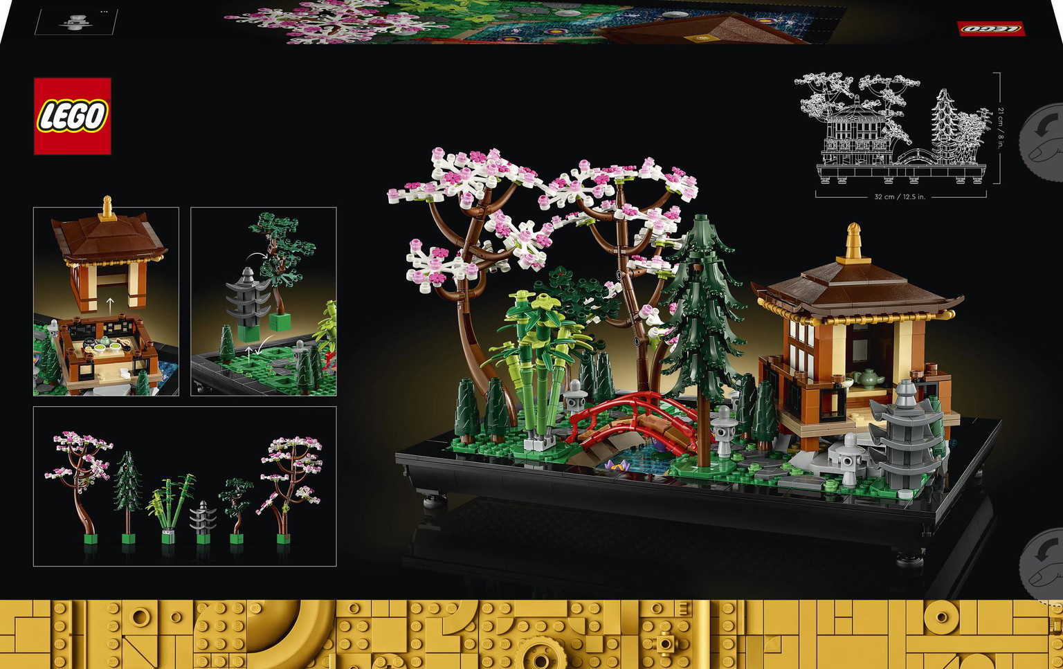 Konstruktorius LEGO Icons Tranquil Garden, 10315 - 2