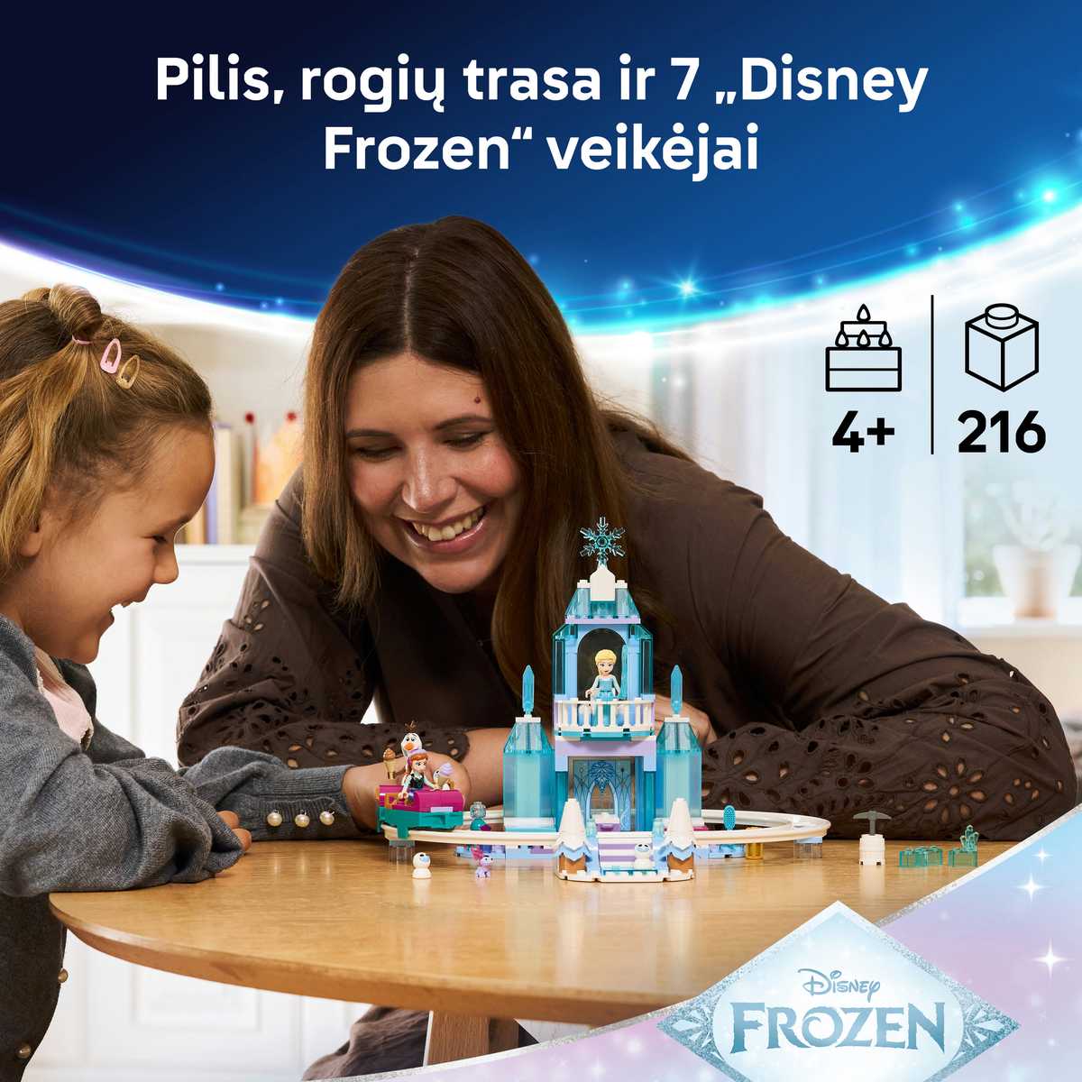 Konstruktorius LEGO Elsa's Ice Castle & Snow Ride Adventure 43281 - 4