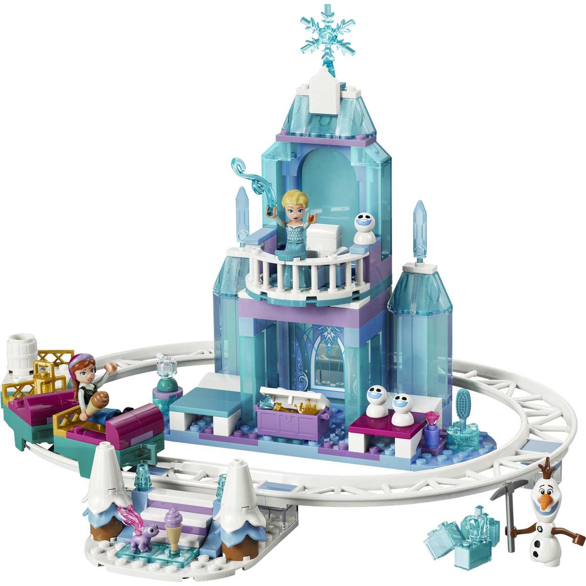 Konstruktorius LEGO Elsa's Ice Castle & Snow Ride Adventure 43281 - 3