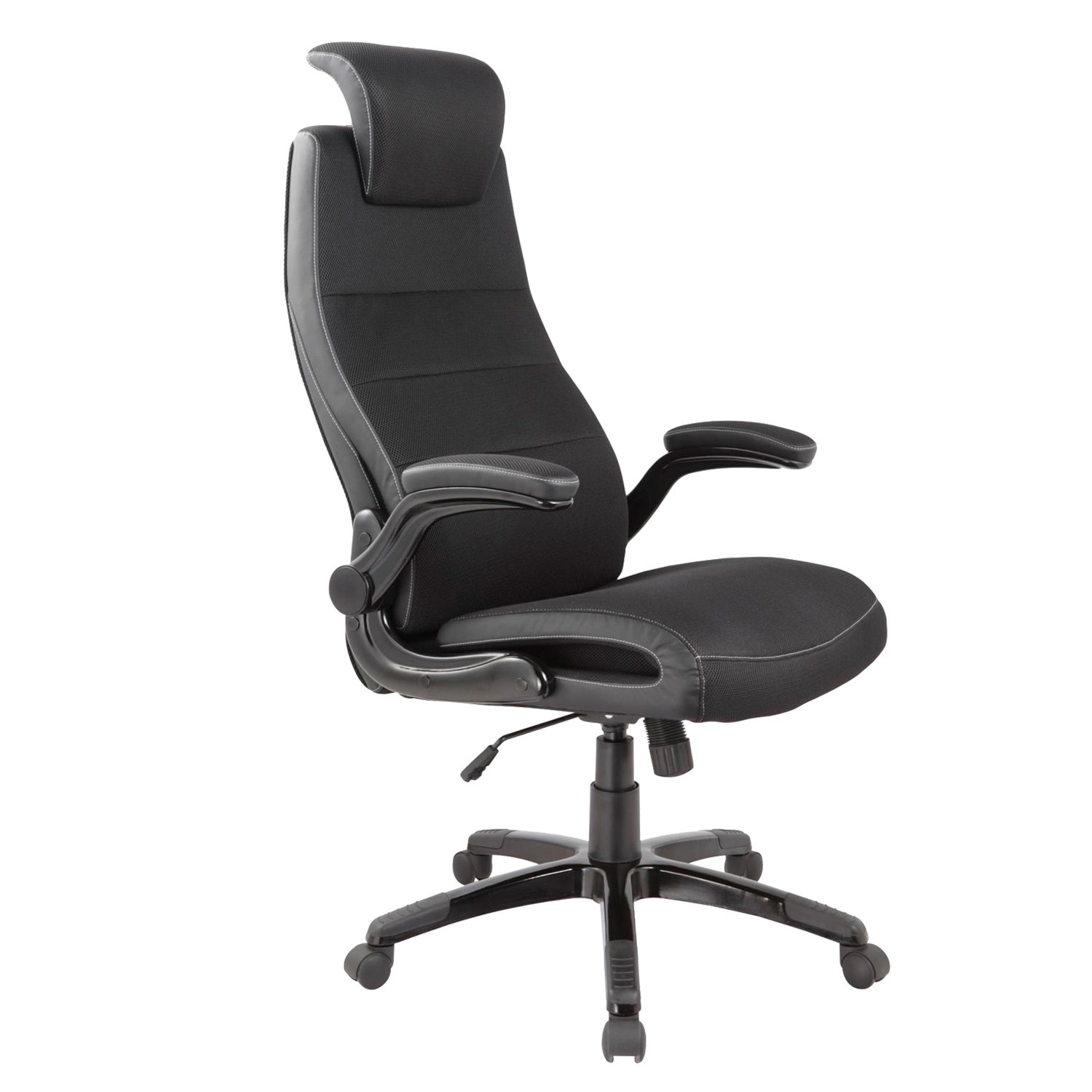 Biuro kėdė PISTOIA, 68x72x113-121 cm, juoda