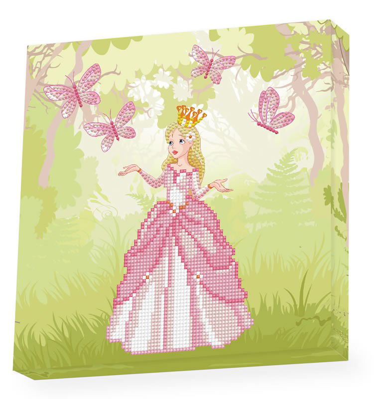 Deimantinė mozaika PRINCESS ADVENTURE 28x28 cm