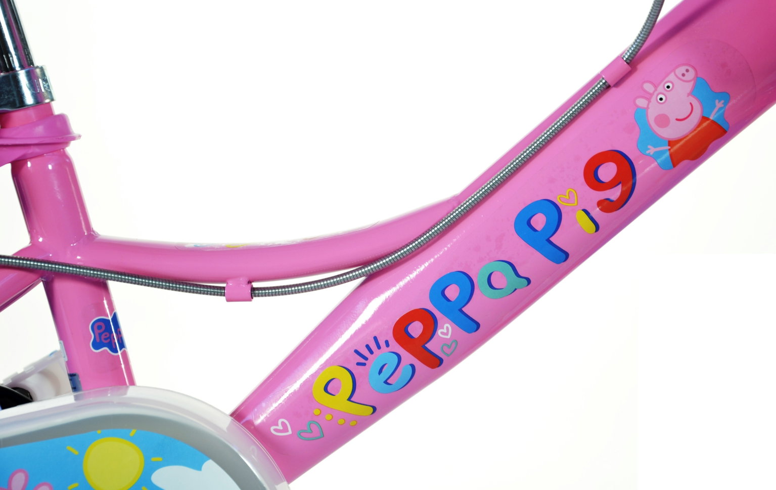 Vaikiškas dviratis Dino Bikes Peppa Pig, 12"-1