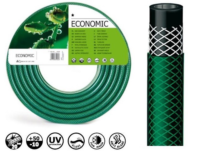 Plastikinė laistymo žarna ECONOMIC, 3/4, 50 m-1