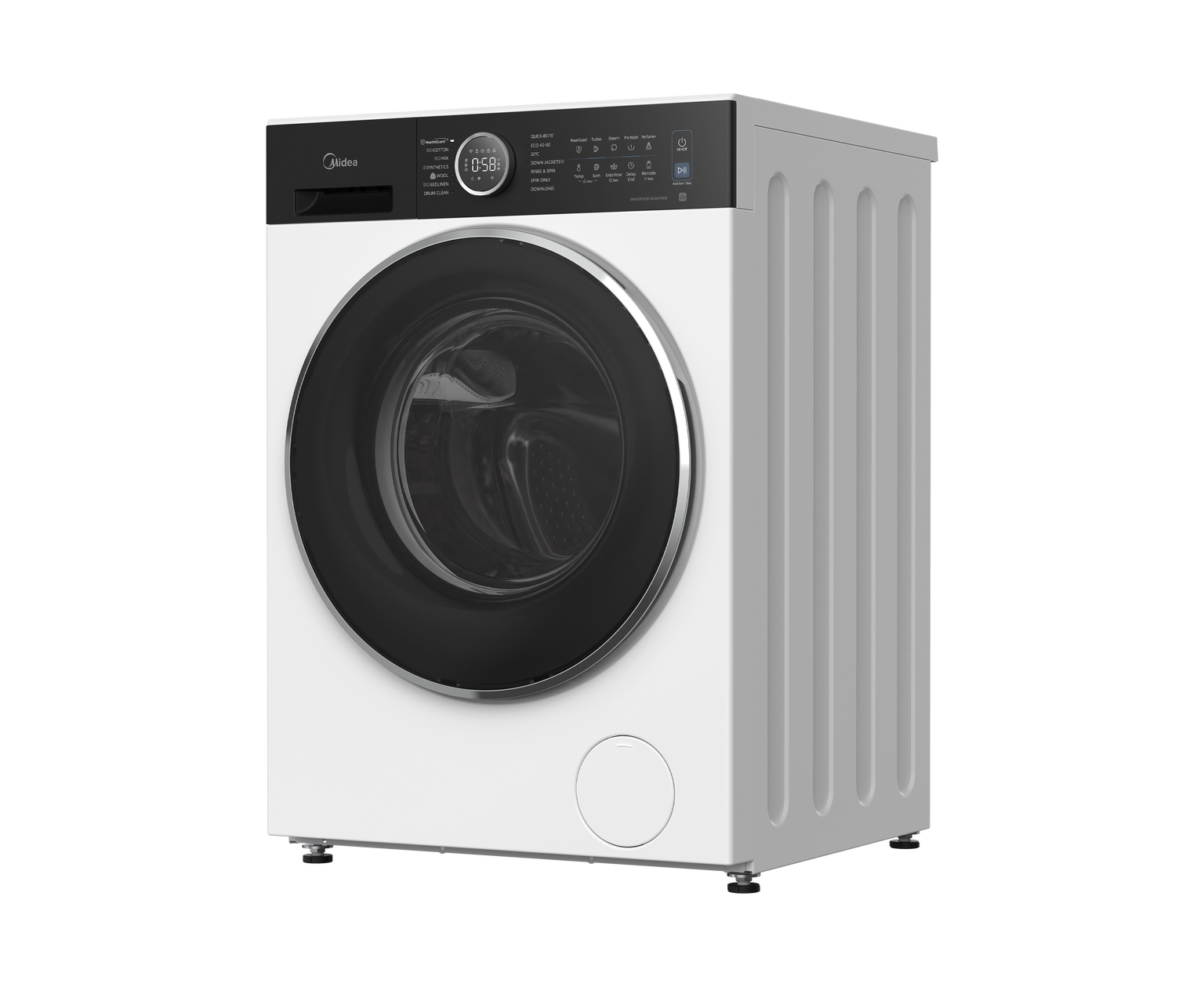 Skalbimo mašina Midea MF205W80BA30/W-BK, 8 kg - 3