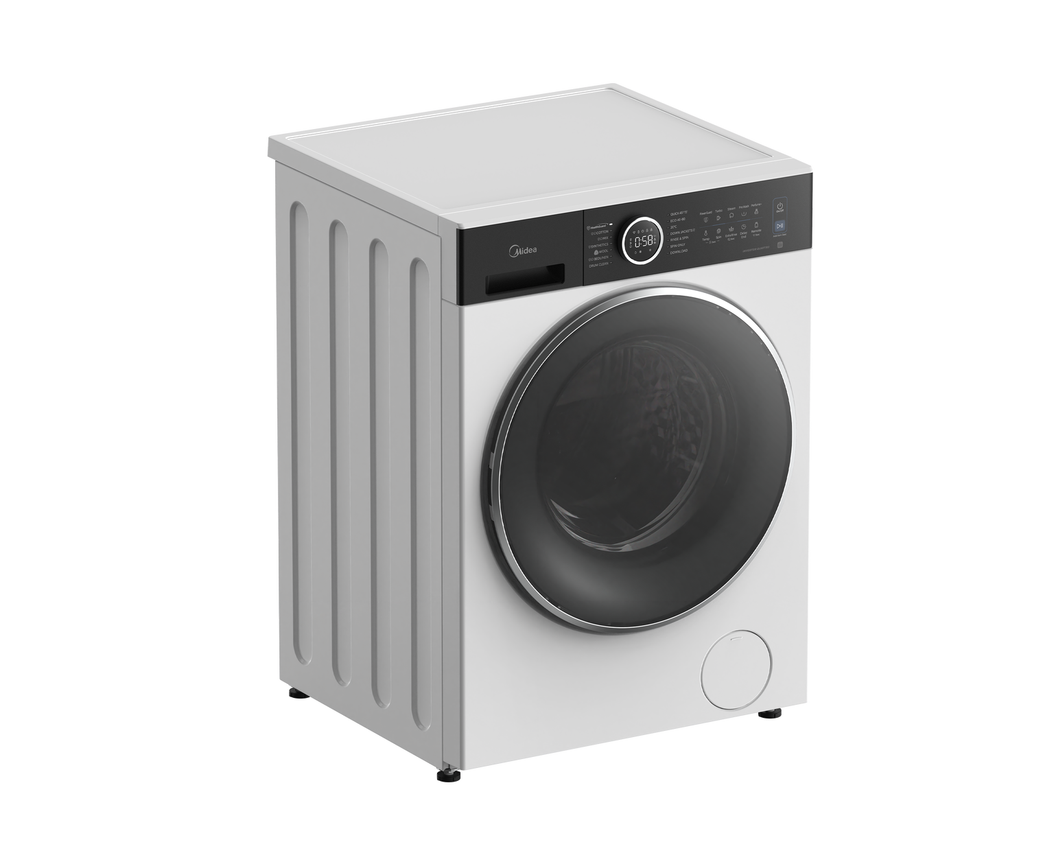 Skalbimo mašina Midea MF205W80BA30/W-BK, 8 kg - 5