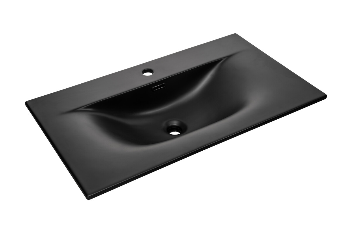 Praustuvas COMAD SKY 80, keraminis, baldinis, juodos sp., 80 x 17 x 46 cm-0