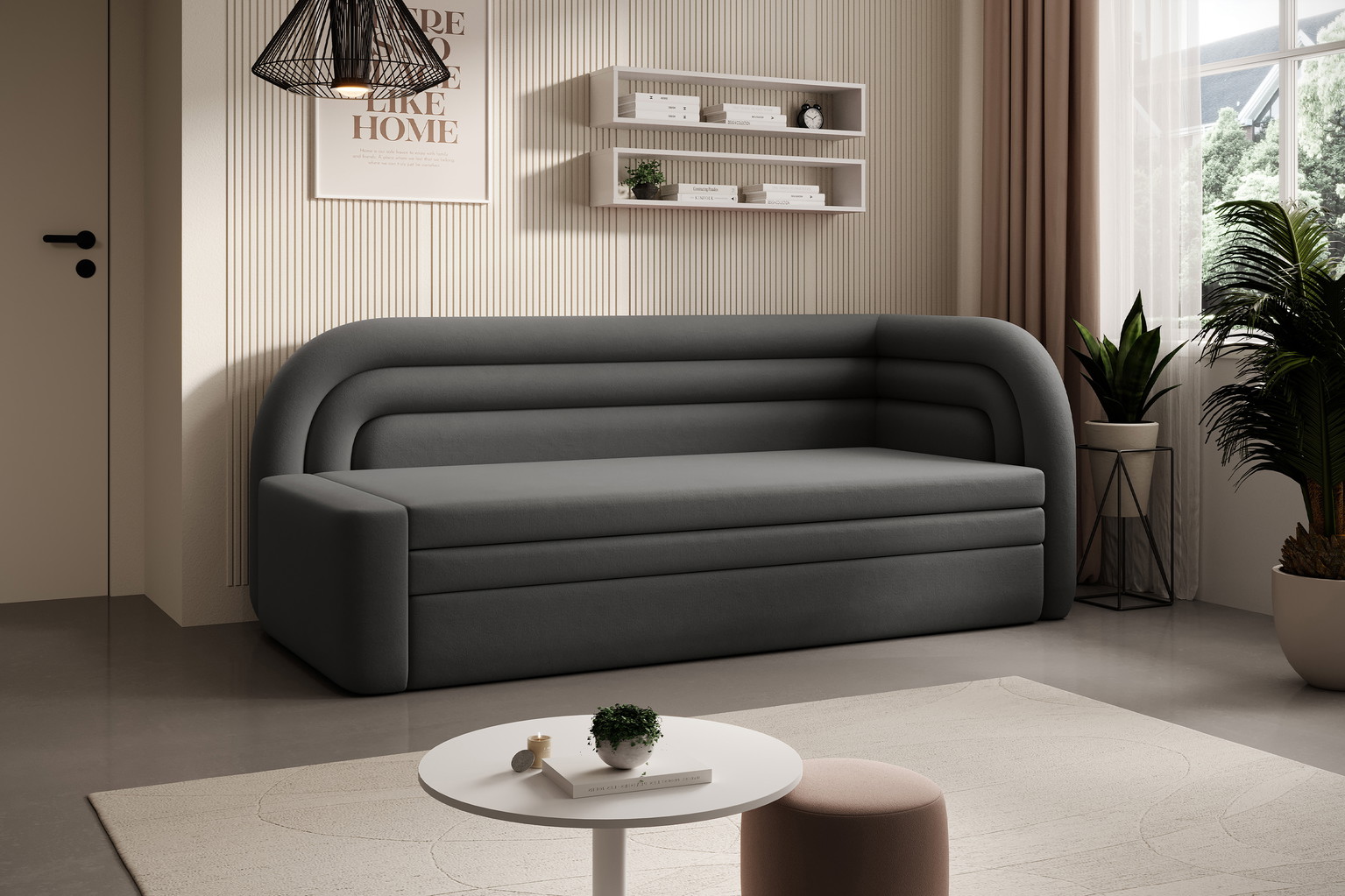 Sofa Fabillo D, pilka - 4